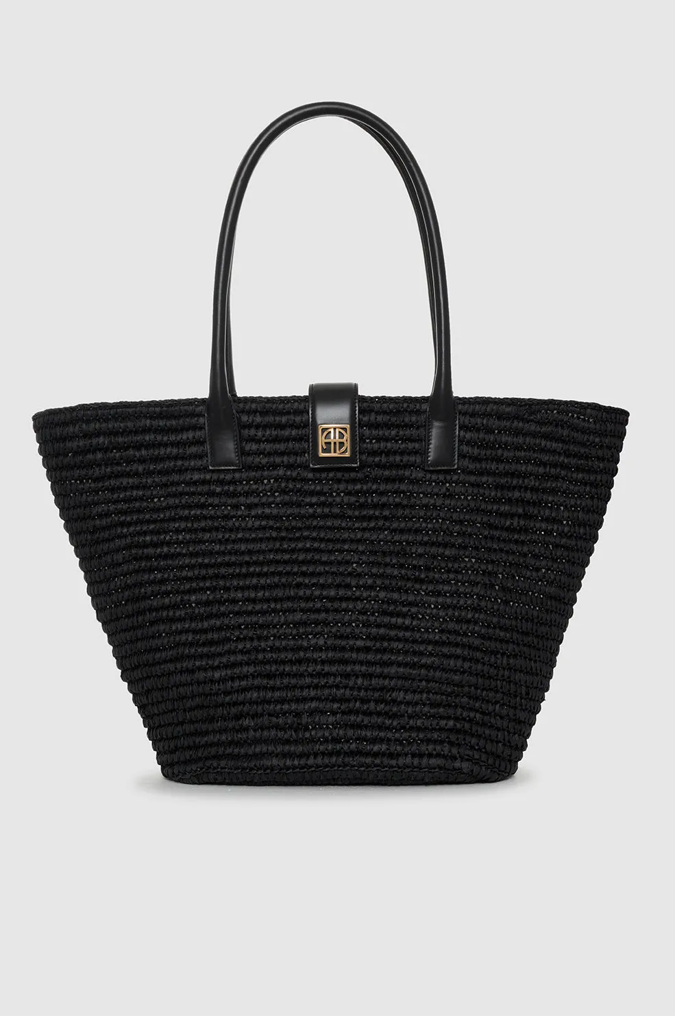 Lou Tote Monogram - Black sold by Anine Bing