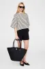 Lou Tote Monogram - Black sold by Anine Bing