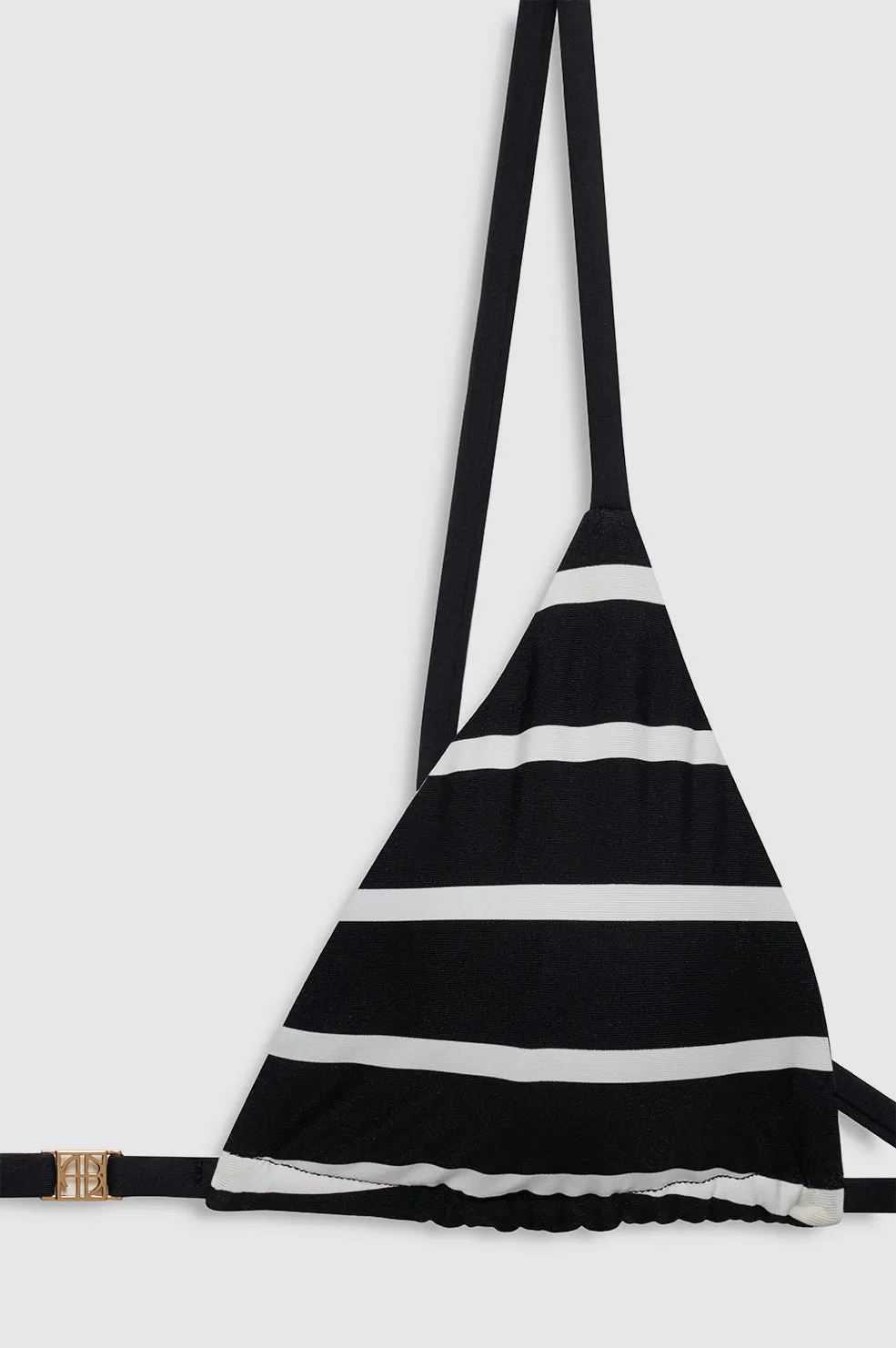 Bellamy Bikini Top - Black And White Stripe sold by Anine Bing product image thumbnail 4