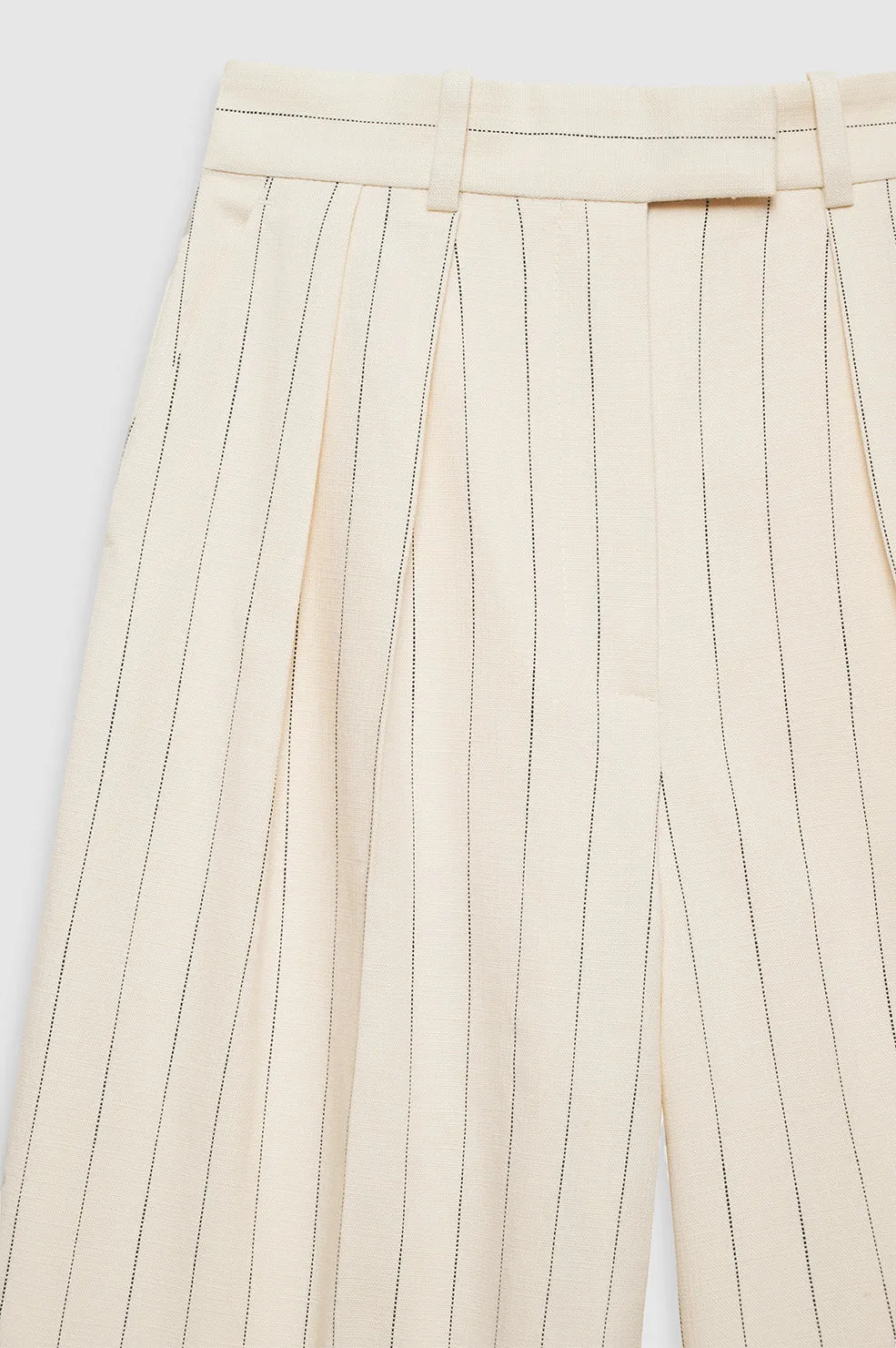 Lou Trouser - Cream And Black Stripe sold by Anine Bing product image thumbnail 4