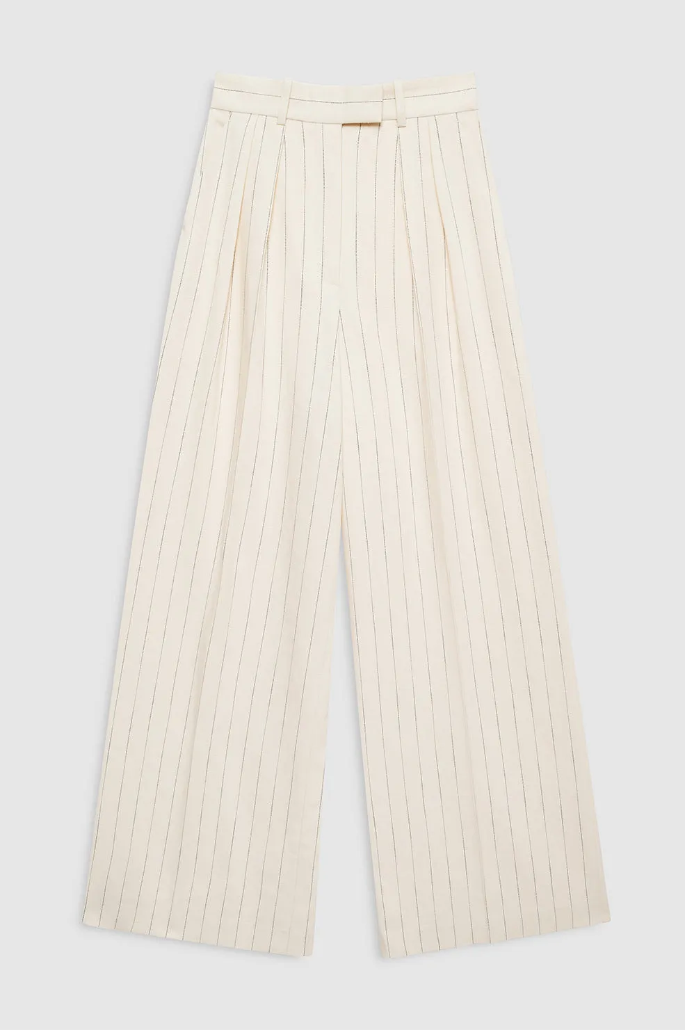 Lou Trouser - Cream And Black Stripe sold by Anine Bing product image thumbnail 3