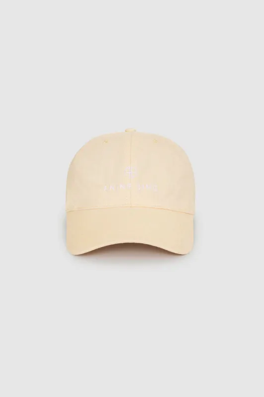 Jeremy Baseball Cap - Peach sold by Anine Bing