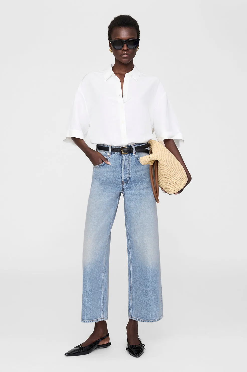 Coco Shirt - Ivory sold by Anine Bing product image thumbnail 3