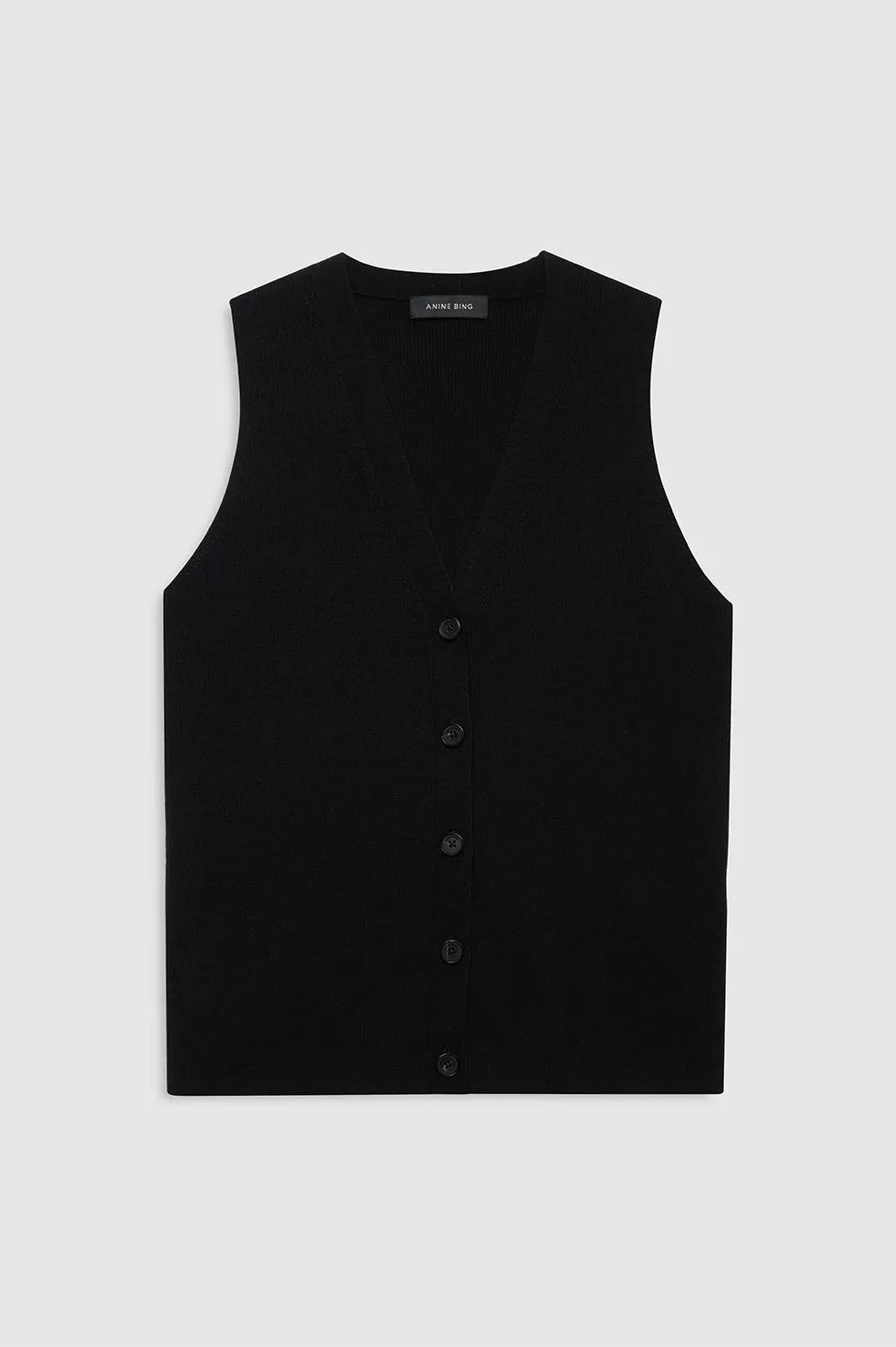 Lawrence Vest - Black sold by Anine Bing product image thumbnail 3
