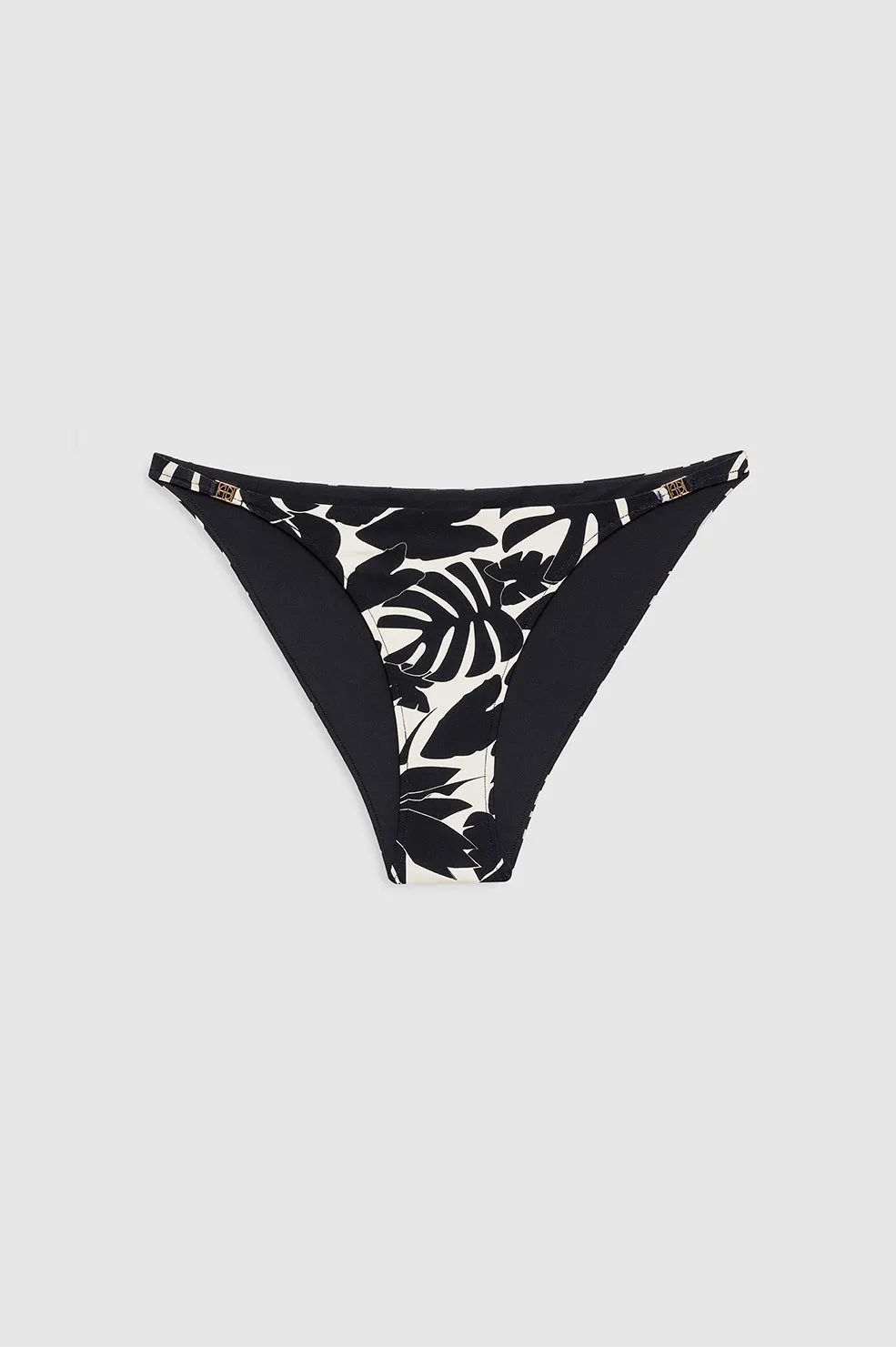 Bellamy Bikini Bottom - Black Bird Of Paradise sold by Anine Bing