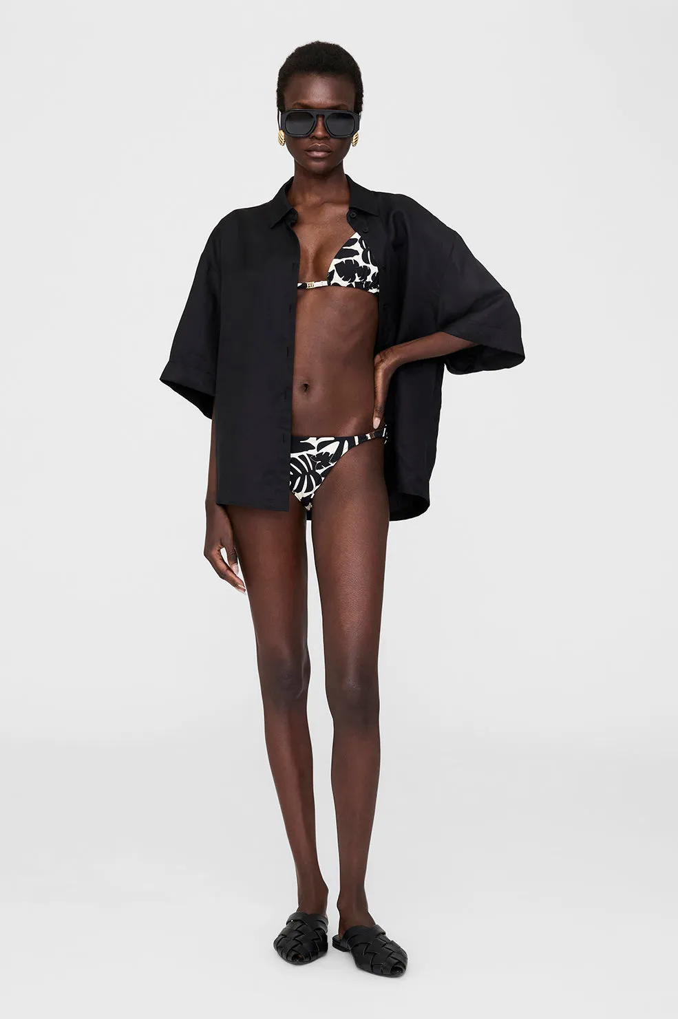 Bellamy Bikini Bottom - Black Bird Of Paradise sold by Anine Bing product image thumbnail 2