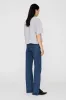 Johnny Cropped Tee - Grey sold by Anine Bing