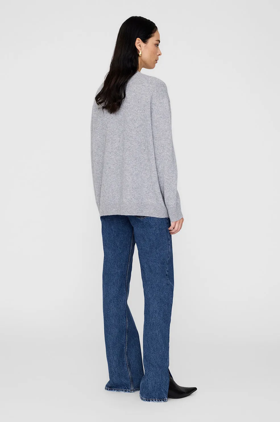 Jackson Cardigan - Medium Heather Grey sold by Anine Bing product image thumbnail 2