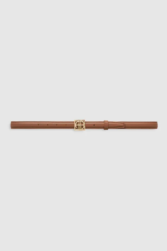 Monogram Belt - Cognac sold by Anine Bing