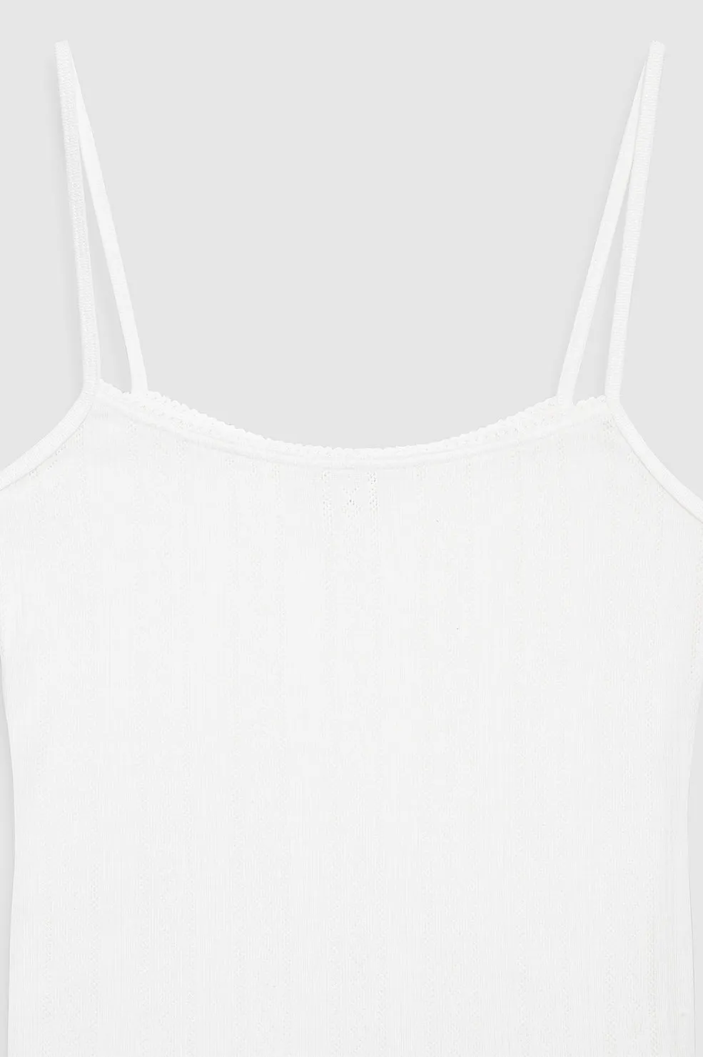 Pia Cami Tank - Off White sold by Anine Bing product image thumbnail 4
