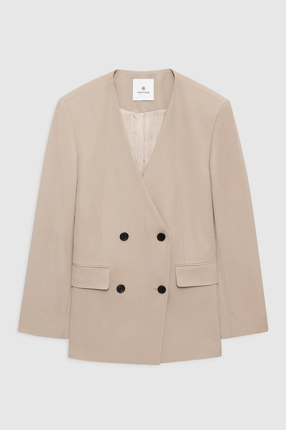 Maron Blazer - Fawn sold by Anine Bing product image thumbnail 3