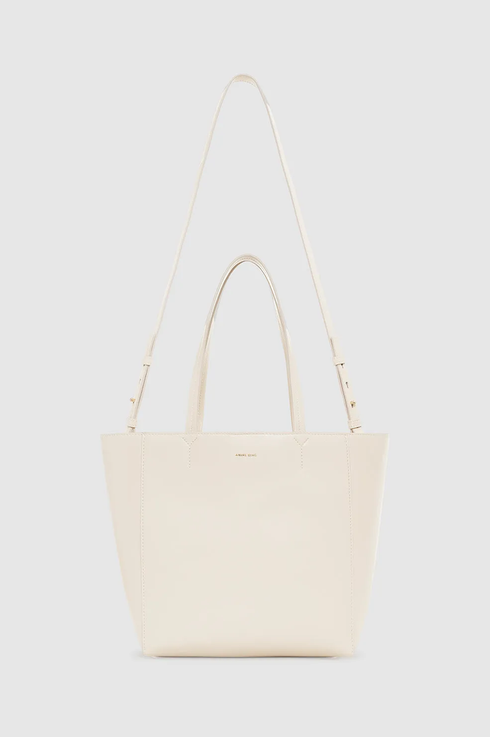 Small Elly Tote - Bone sold by Anine Bing product image thumbnail 4