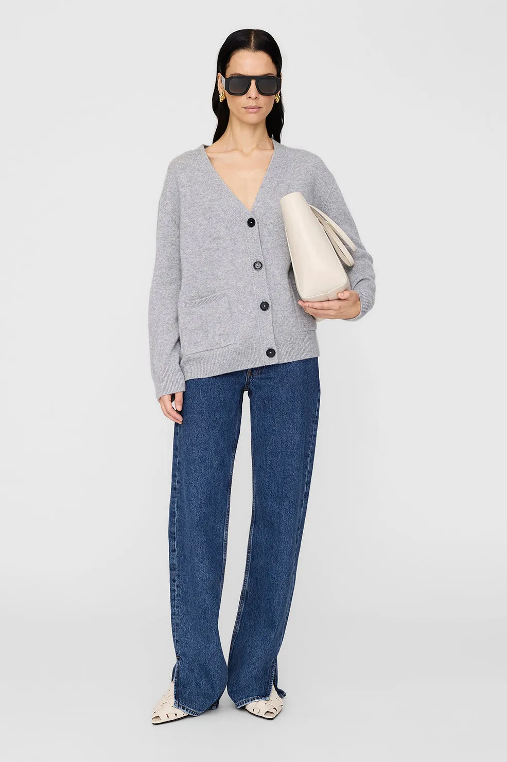 Small Elly Tote - Bone sold by Anine Bing product image thumbnail 2