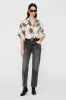 Tristan Shirt - Black Palm sold by Anine Bing