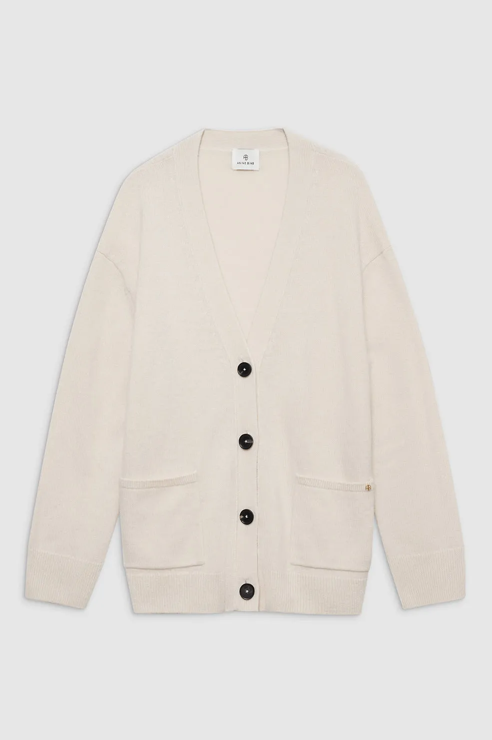 Jackson Cardigan - Cream sold by Anine Bing