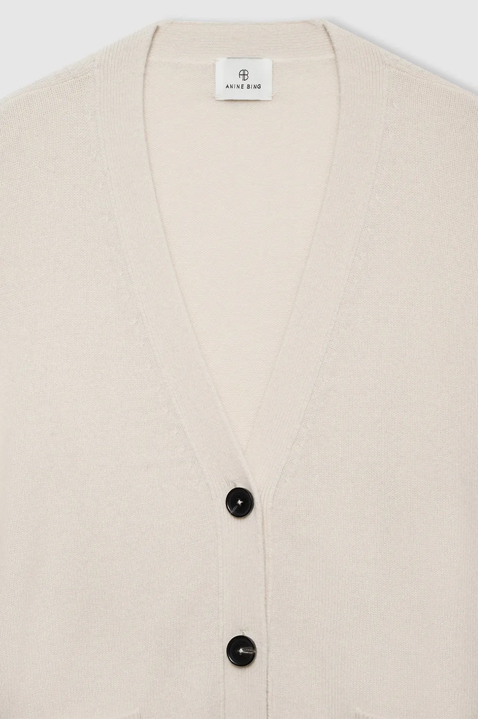 Jackson Cardigan - Cream sold by Anine Bing product image thumbnail 2