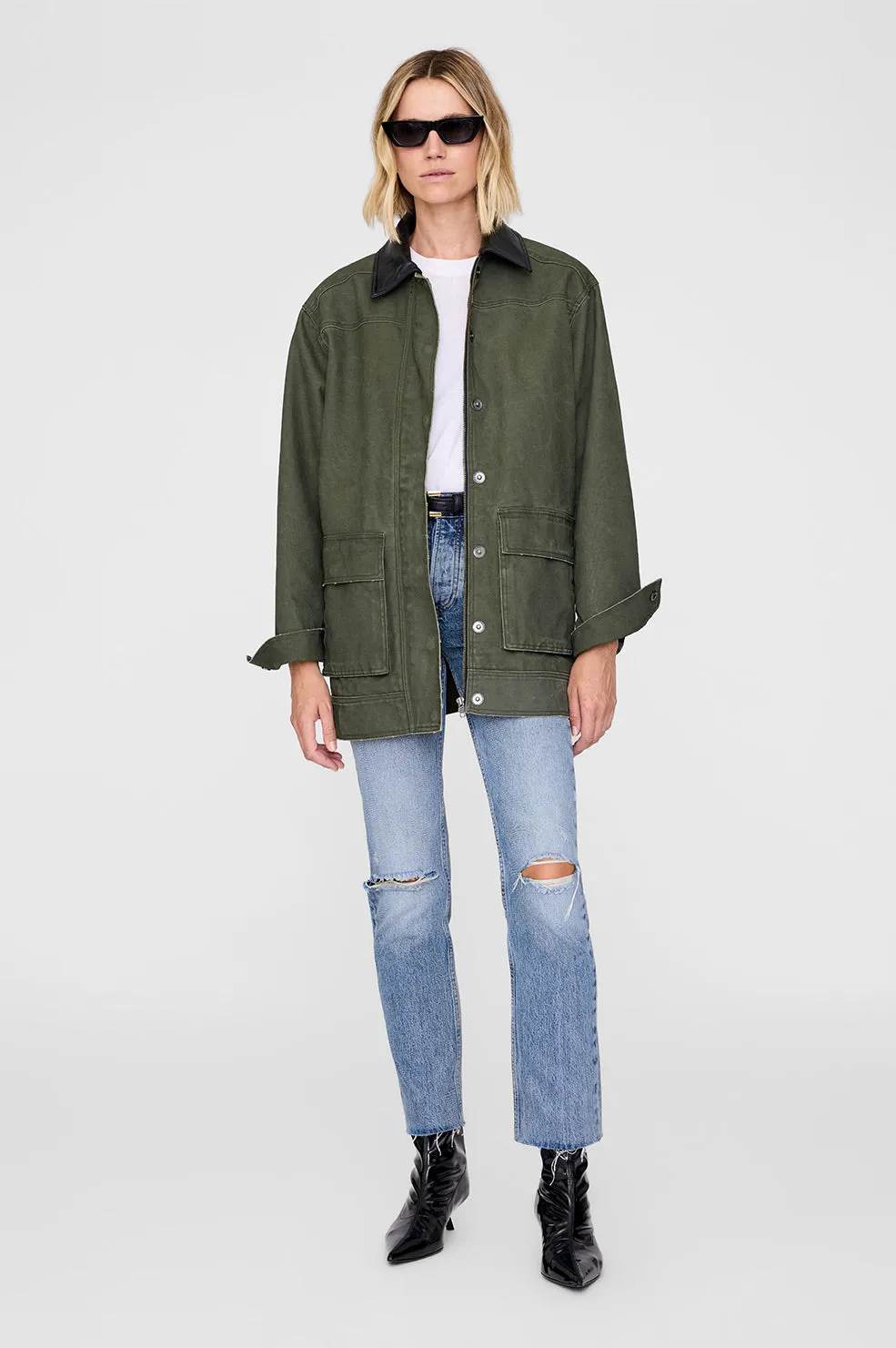 Sean Jacket - Army Green sold by Anine Bing product image thumbnail 3