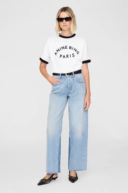 Jaylin Tee Paris - Ivory sold by Anine Bing
