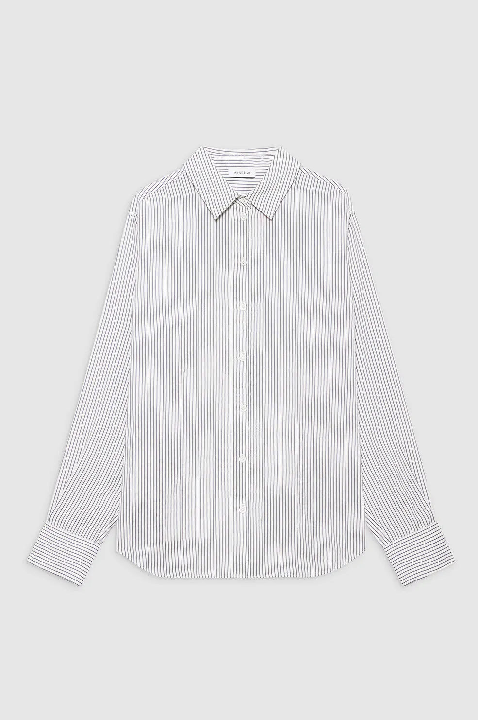 Essie Shirt - White And Navy Stripe sold by Anine Bing product image thumbnail 3