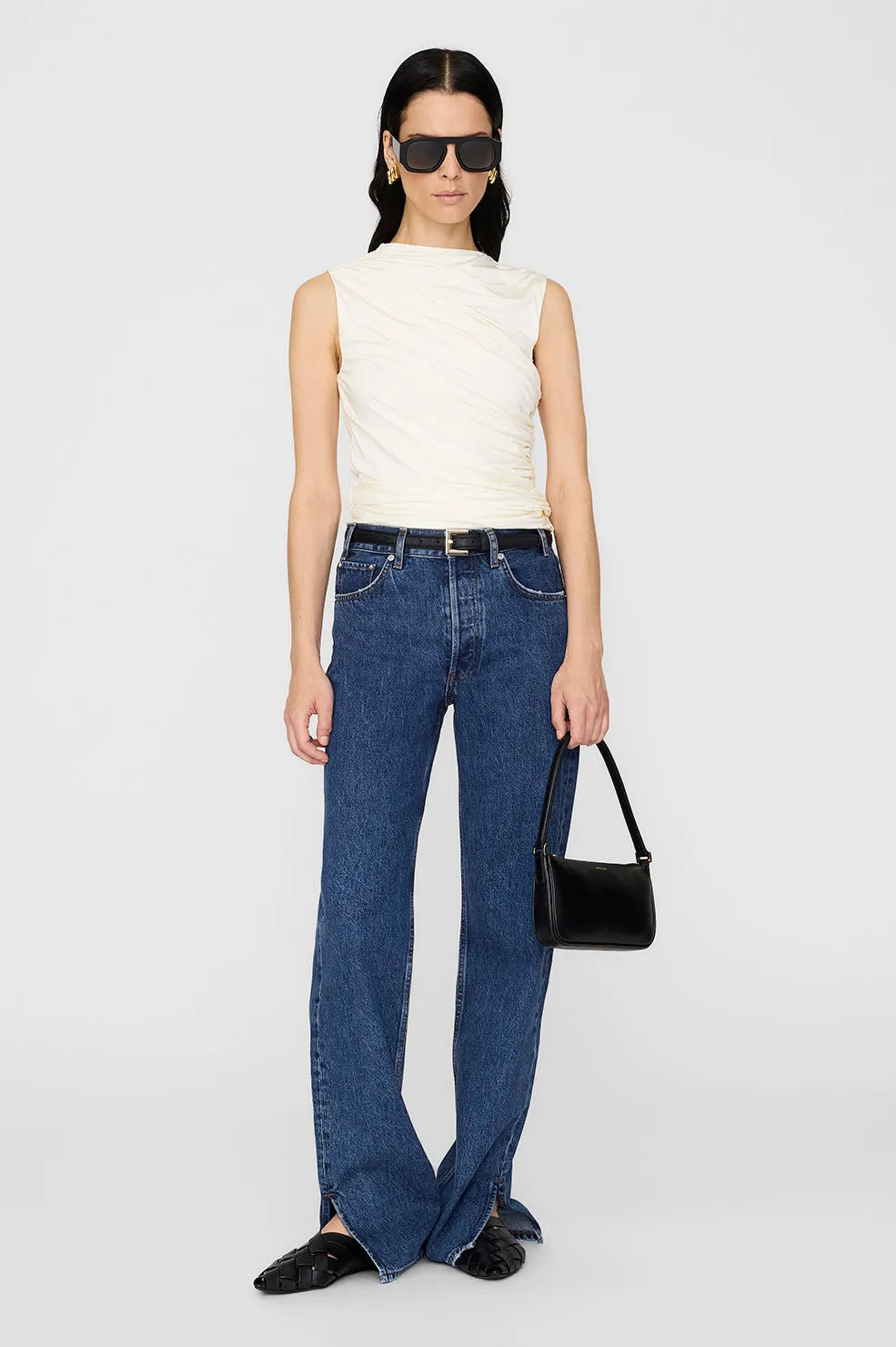 Lucia Top - Ivory sold by Anine Bing