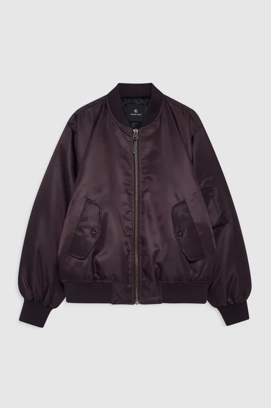 Leon Bomber - Deep Brown sold by Anine Bing