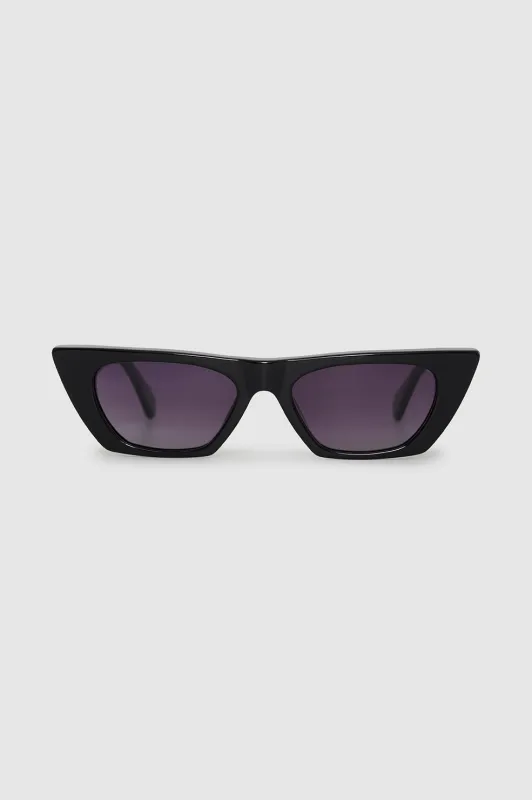 Pierre Sunglasses - Dark Tortoise sold by Anine Bing