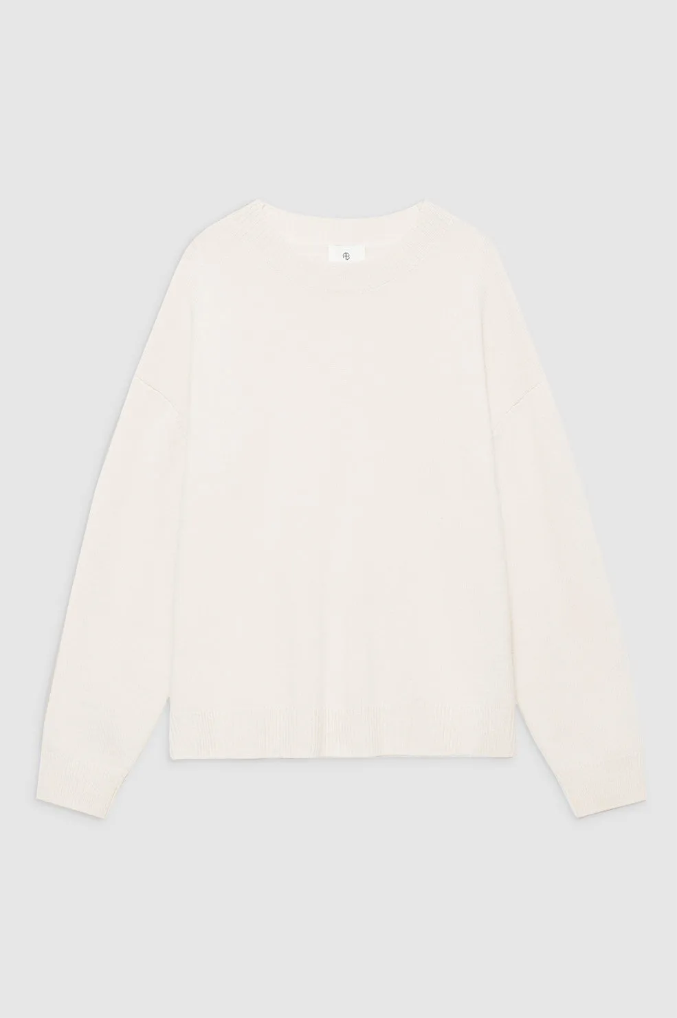 Lee Crew Sweater - Cream sold by Anine Bing product image thumbnail 3