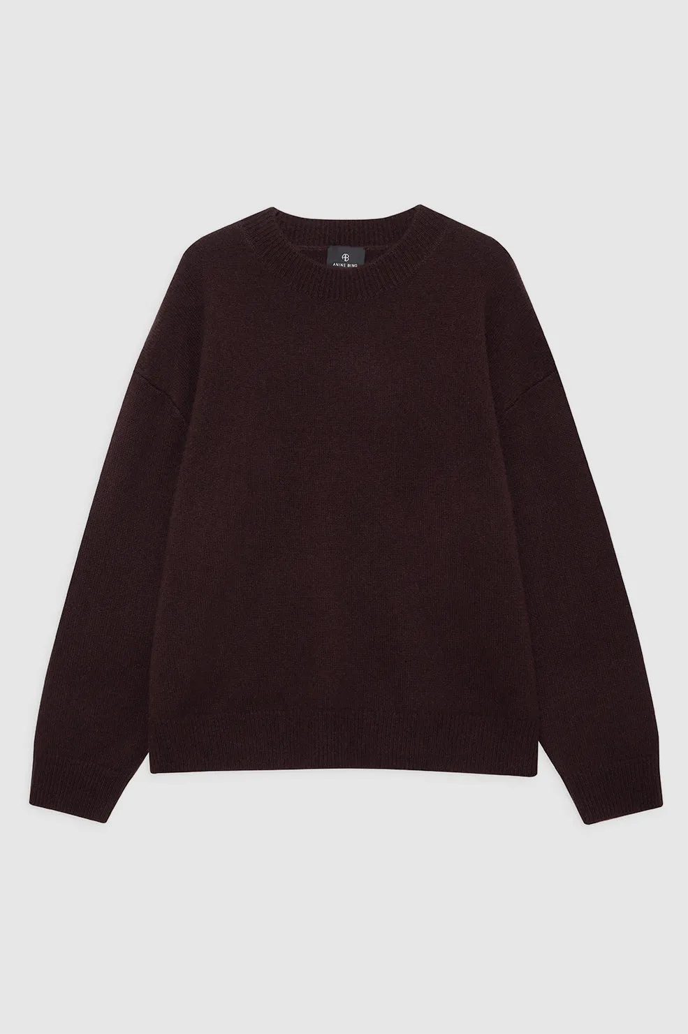 Lee Crew Sweater - Deep Brown sold by Anine Bing product image thumbnail 3