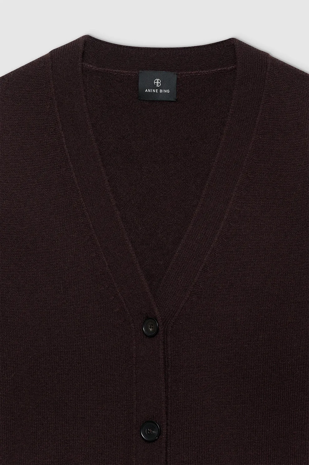 Jackson Cardigan - Deep Brown sold by Anine Bing product image thumbnail 4