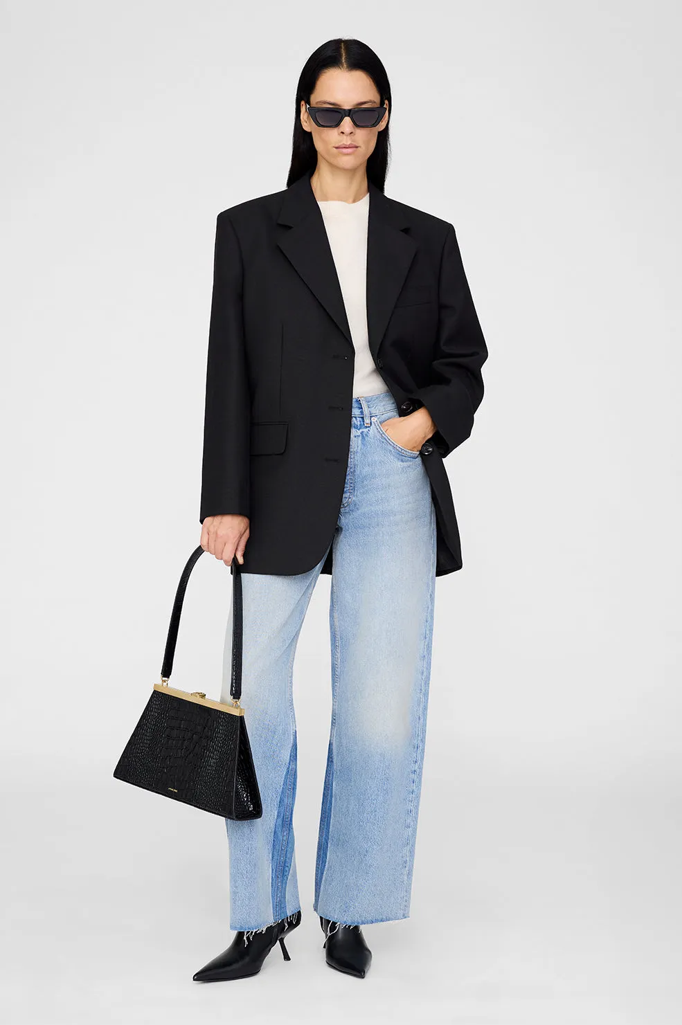 Anine Bag - Black Embossed sold by Anine Bing product image thumbnail 2