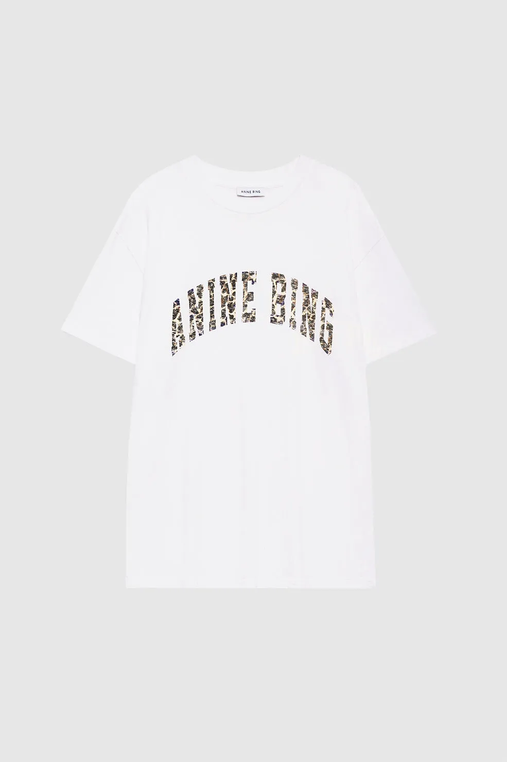 Walker Tee Anine Bing Leopard - Ivory sold by Anine Bing product image thumbnail 3
