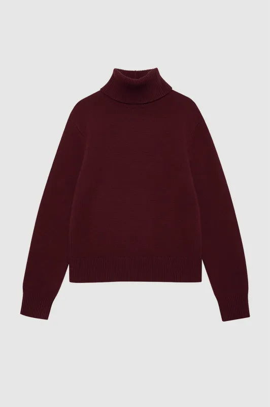 Idra Sweater - Cabernet sold by Anine Bing
