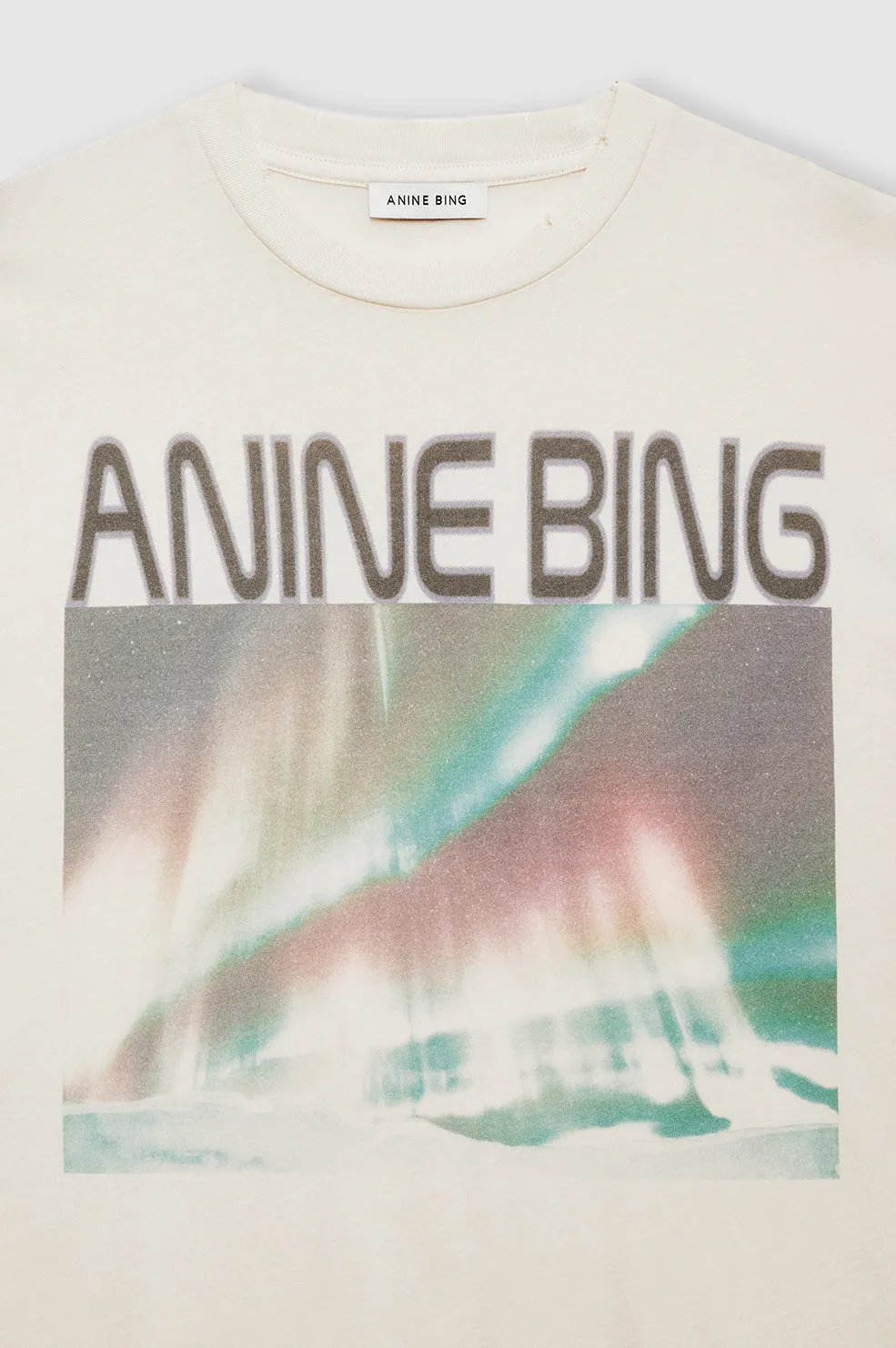 Cade Tee Northern Lights - Off White sold by Anine Bing product image thumbnail 2