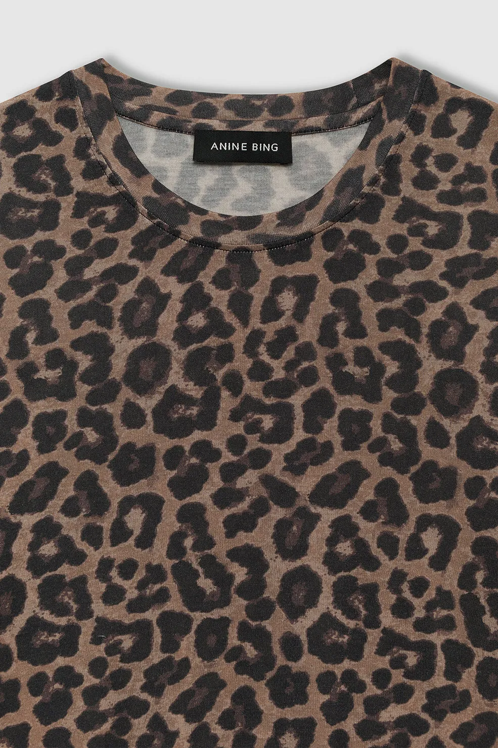 Sylvie Tee - Black And Brown Leopard sold by Anine Bing product image thumbnail 4