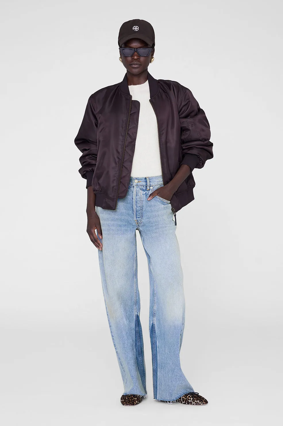 Jeremy Baseball Cap Ab - Deep Brown sold by Anine Bing product image thumbnail 3