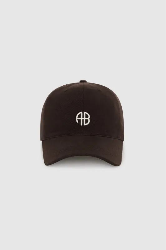 Jeremy Baseball Cap Ab - Deep Brown made by Anine Bing