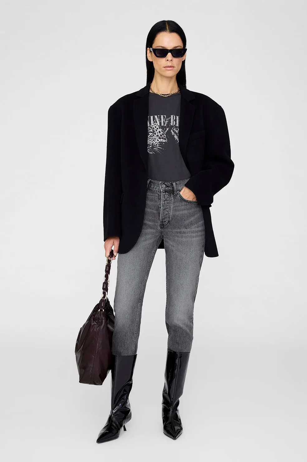 Cohen Tee - Washed Black sold by Anine Bing product image thumbnail 5