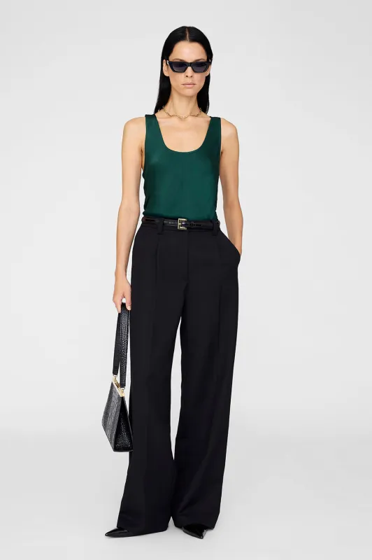 Lea Top - Dark Teal sold by Anine Bing