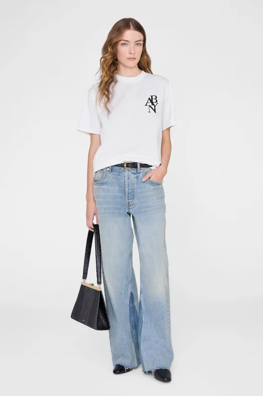 Walker Tee Ab Ny - Ivory sold by Anine Bing