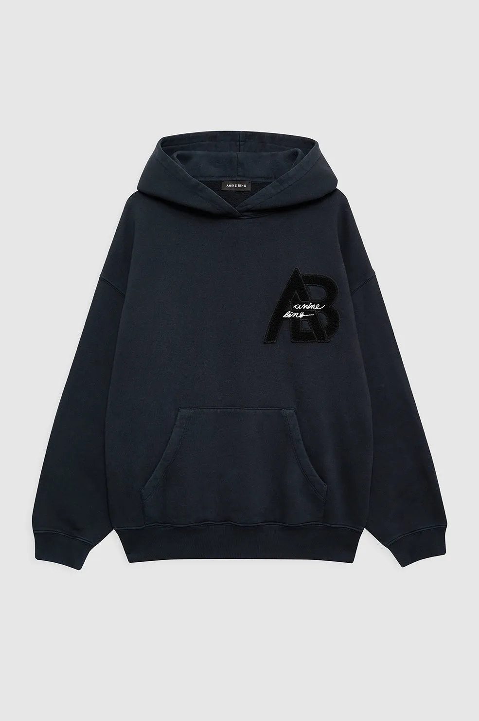 Jaci Hoodie Letterman - Vintage Black sold by Anine Bing product image thumbnail 3