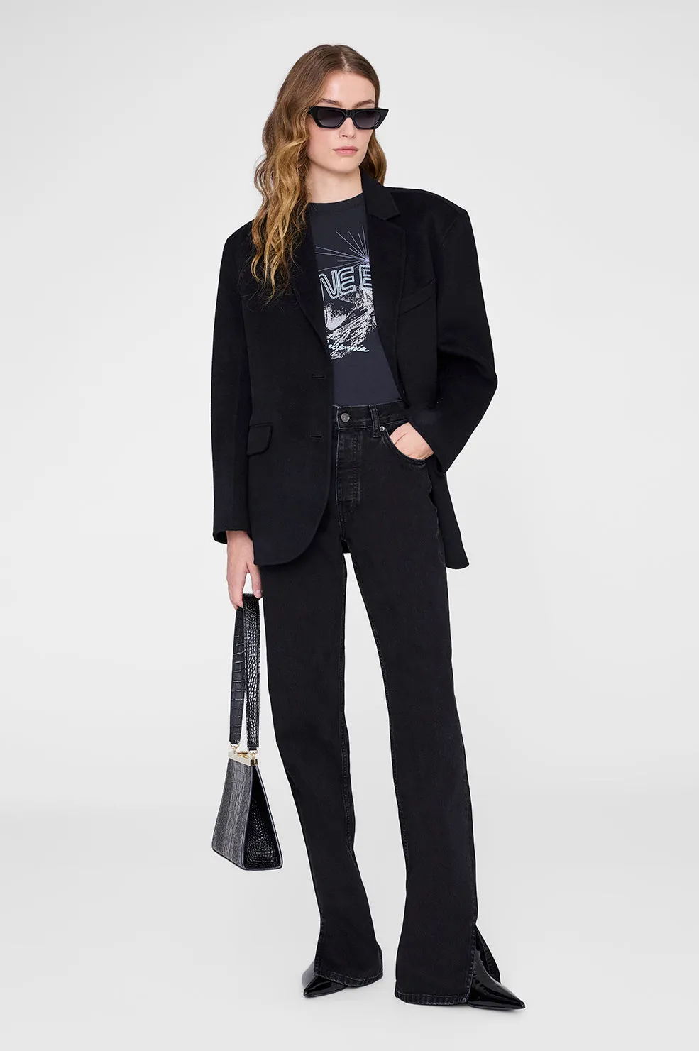 Walker Tee California - Vintage Black sold by Anine Bing product image thumbnail 5