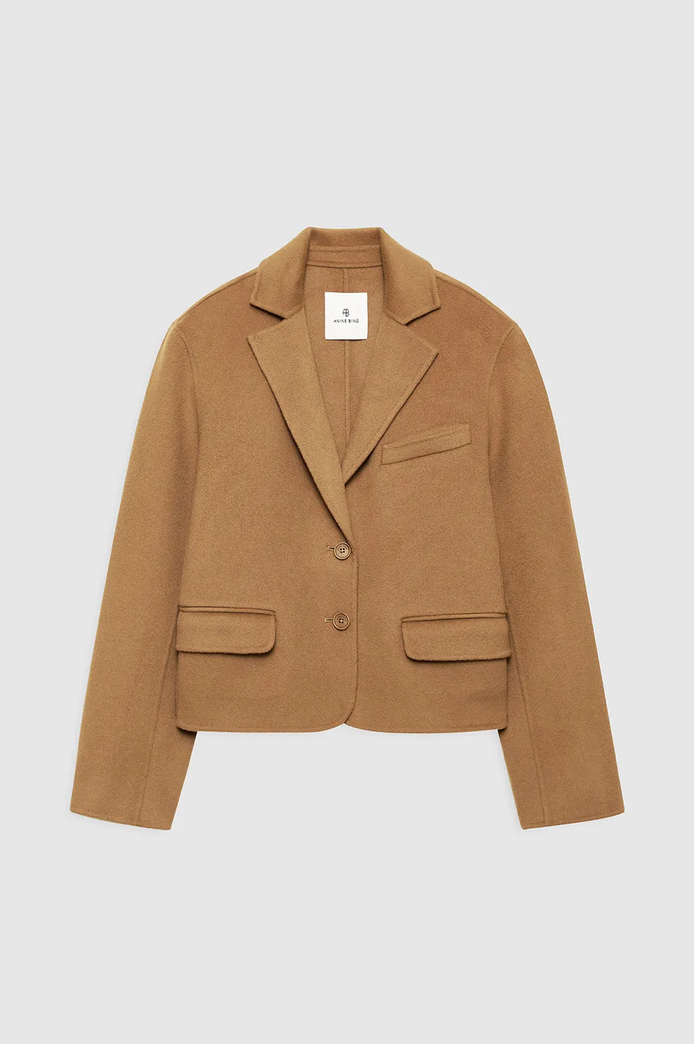 Etienne Blazer - Camel Cashmere Blend sold by Anine Bing product image thumbnail 3