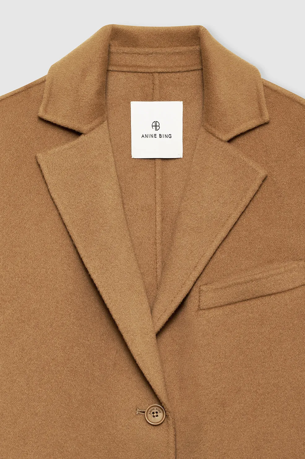 Etienne Blazer - Camel Cashmere Blend sold by Anine Bing product image thumbnail 4