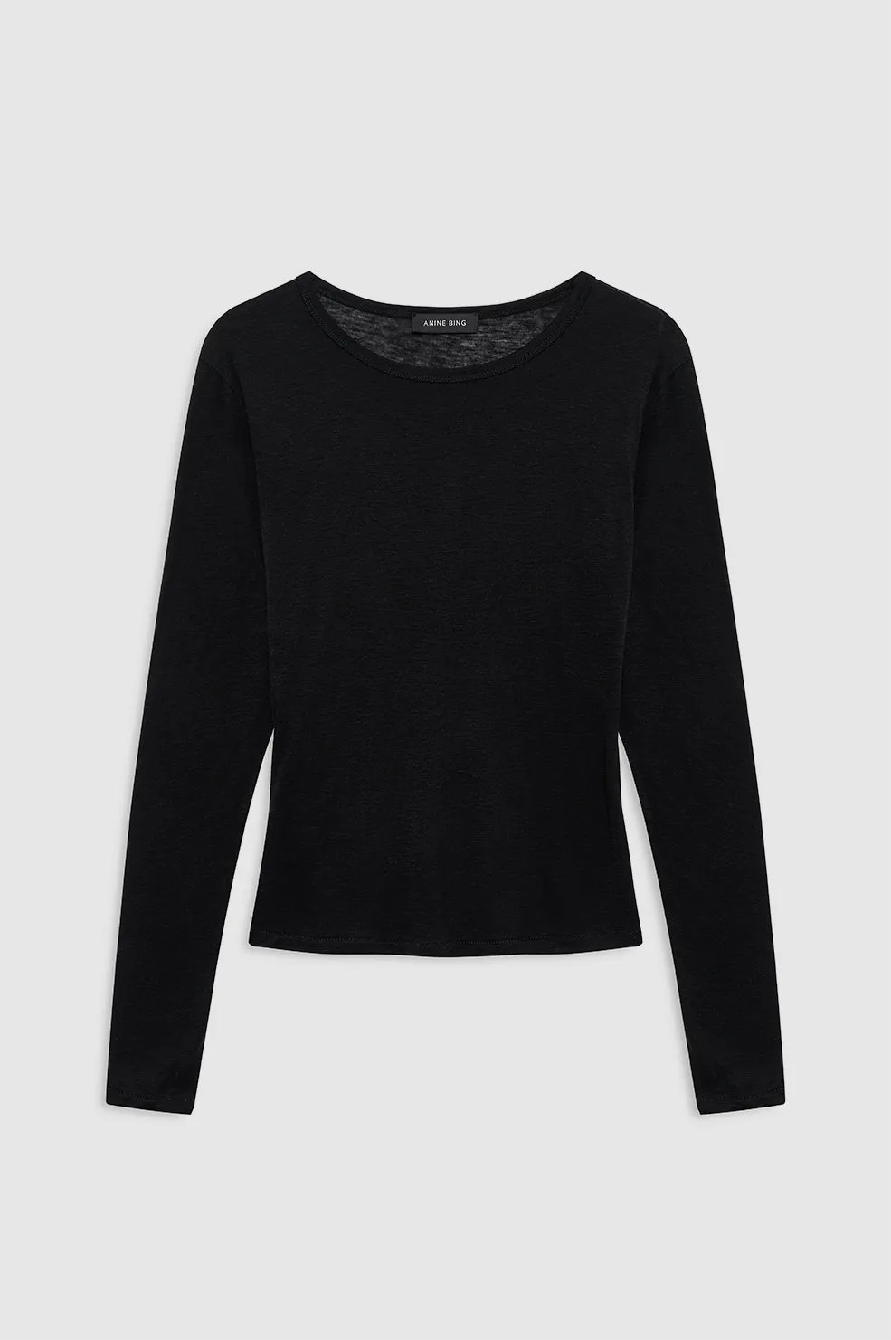Sylvie Long Sleeve Tee - Black sold by Anine Bing product image thumbnail 3