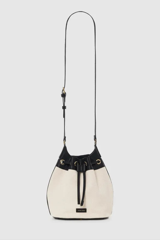 Mini Alana Bucket Bag - Natural sold by Anine Bing
