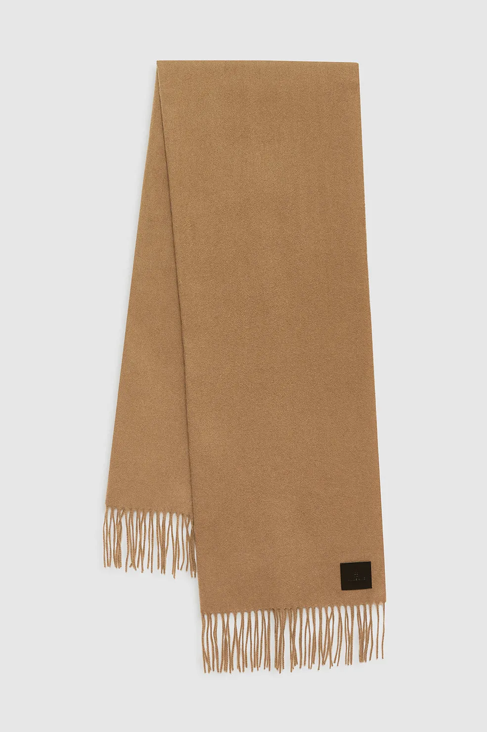 Augustina Scarf - Camel Wool sold by Anine Bing