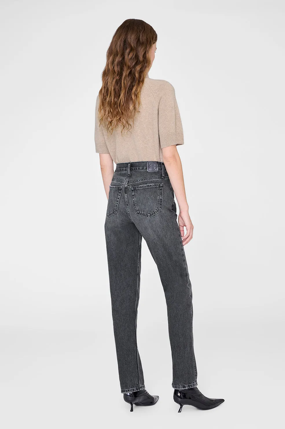 Jackson Turtleneck Sweater - Stone Melange sold by Anine Bing product image thumbnail 4