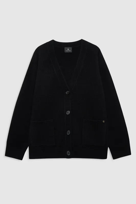 Jackson Cardigan - Black sold by Anine Bing