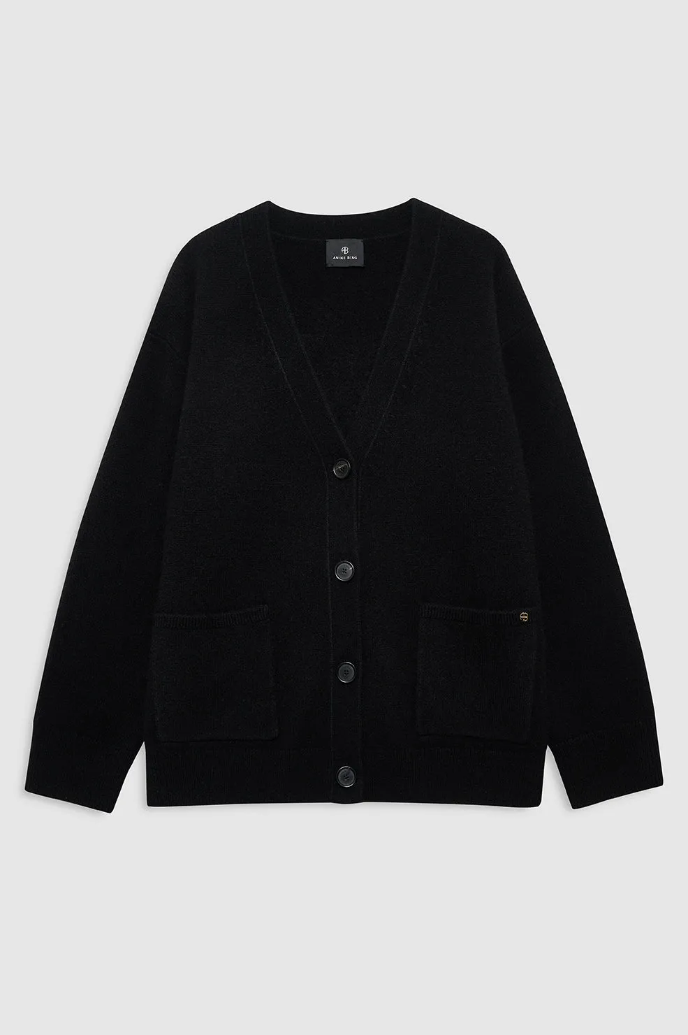 Jackson Cardigan - Black sold by Anine Bing