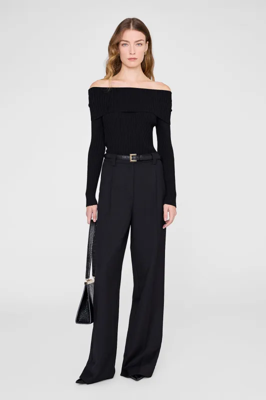 Kira Sweater - Black sold by Anine Bing